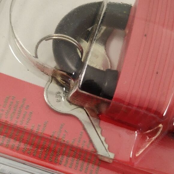Sesamee Padlock with 2 Keys Red and Black NWT - Picture 5 of 14